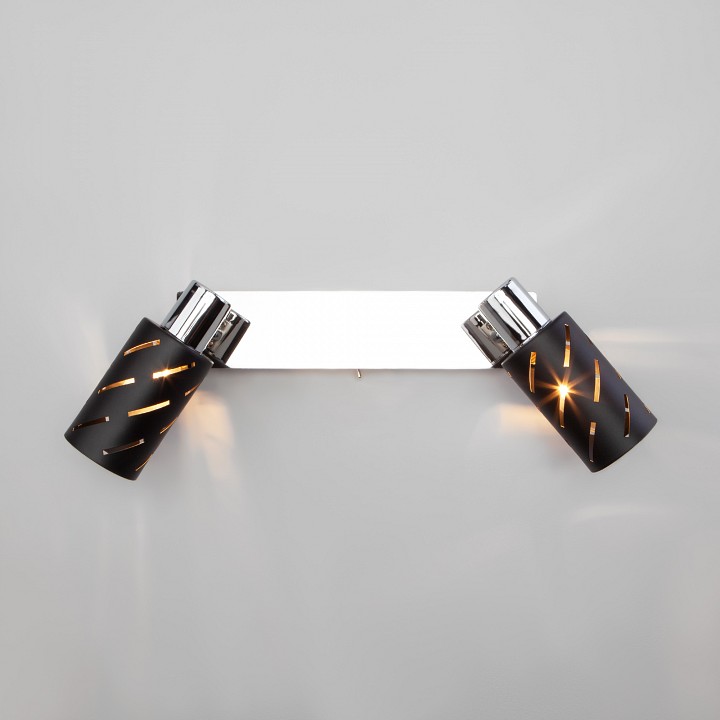 Бра eurosvet fente 20090/2 черный/хром