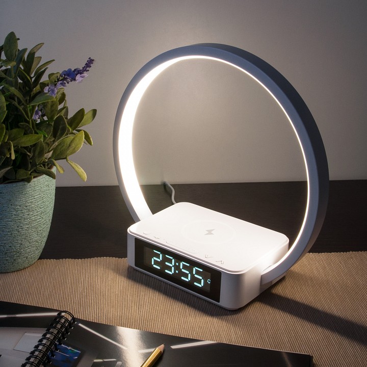 Настольная лампа офисная eurosvet timelight 80505/1 белый