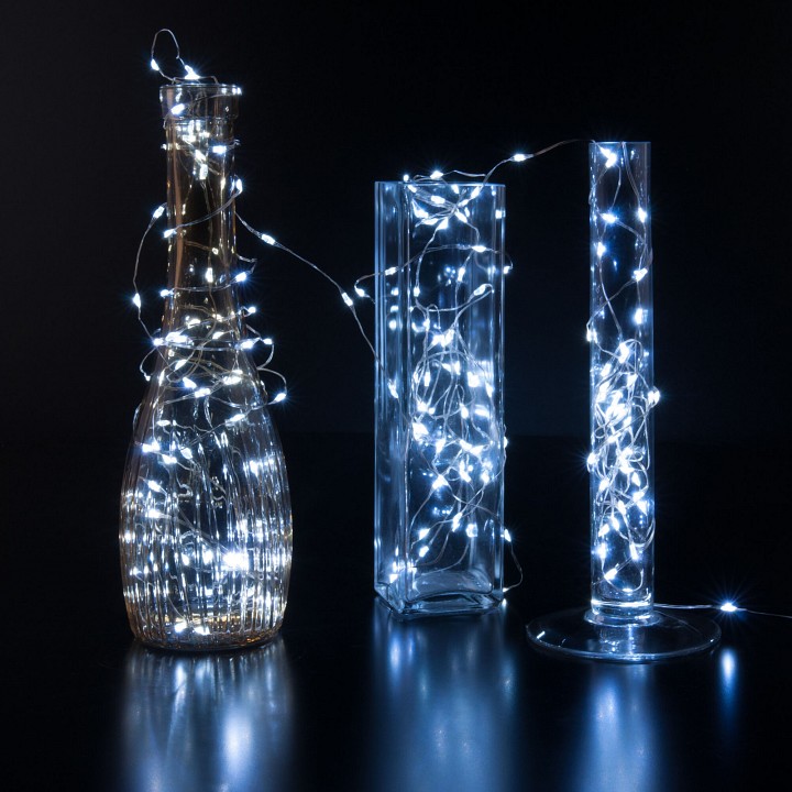 Гирлянда супернить eurosvet 400-009 400-009 белый 10 м ip20