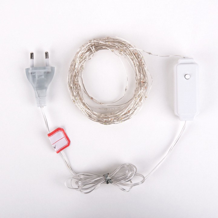 Гирлянда супернить eurosvet 400-009 400-009 мульти 10 м ip20