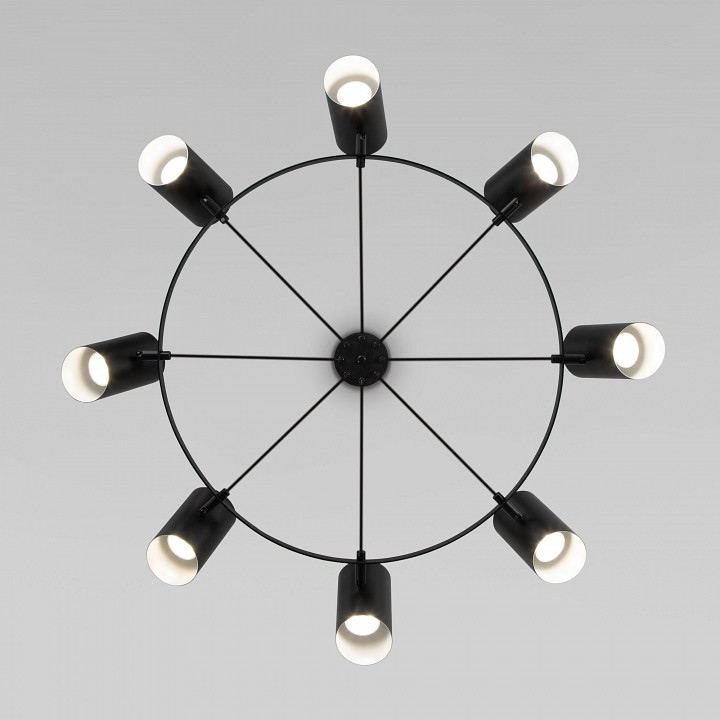 Подвесная люстра eurosvet splay 70147/8 черный