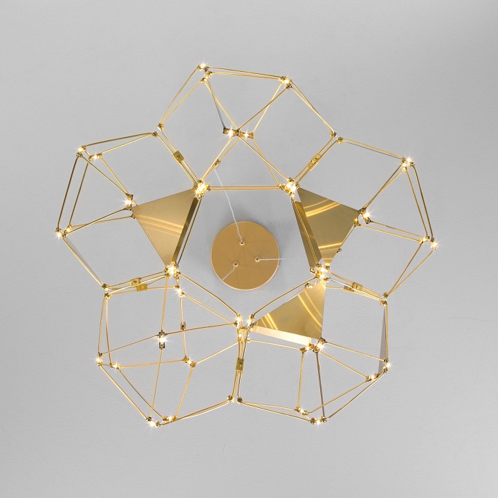 Подвесная люстра eurosvet uma 90369/5 медь