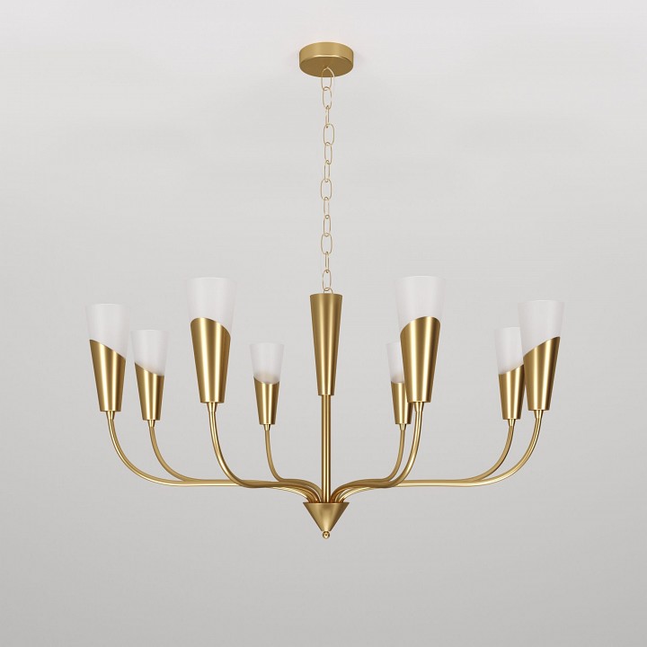 Подвесная люстра eurosvet rhyton 60167/8 латунь