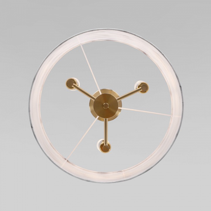 Светильник на штанге eurosvet brume 60174/3 латунь