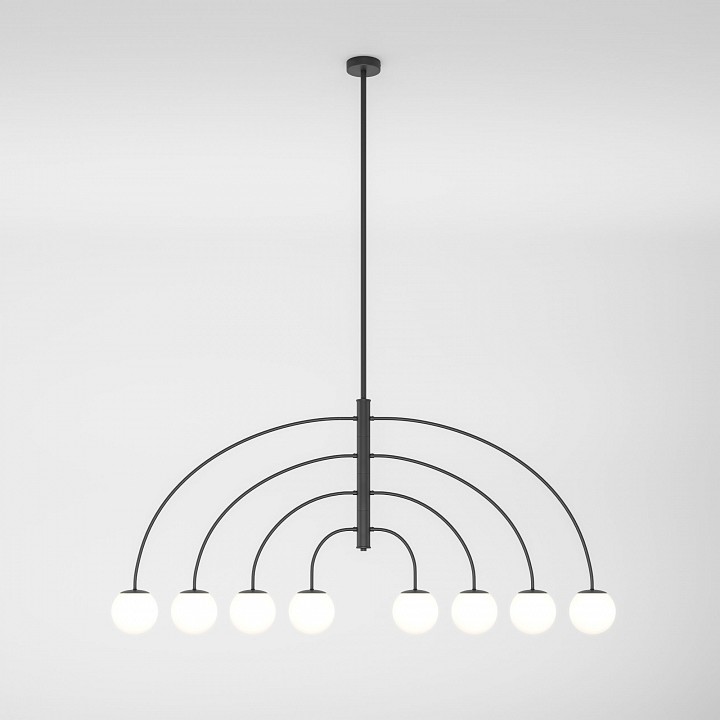 Люстра на штанге eurosvet cenacolo 30179/8 черный