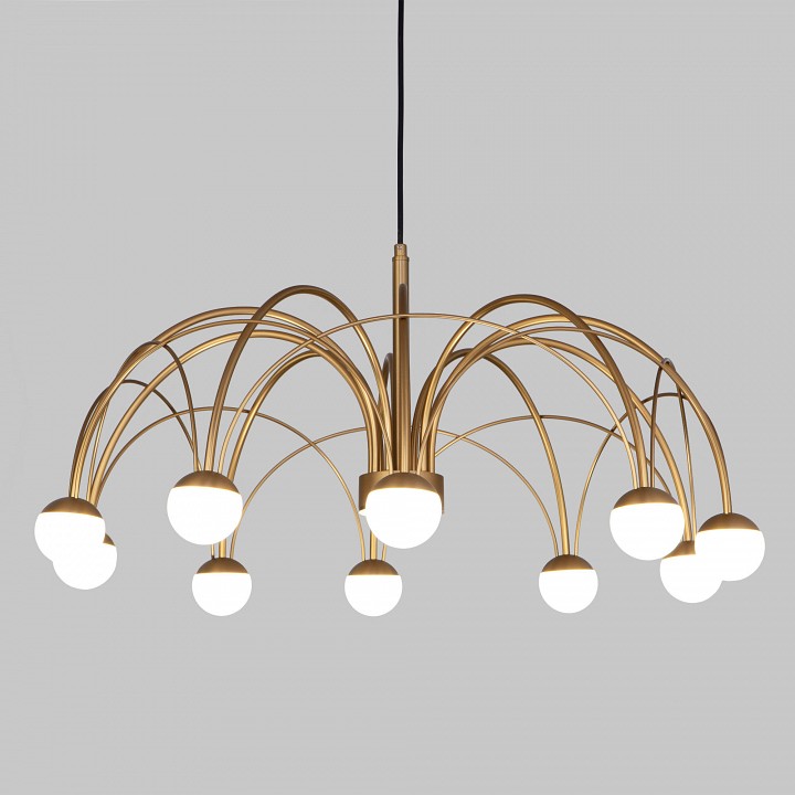 Люстра на штанге eurosvet ragno 90030/10 led золото