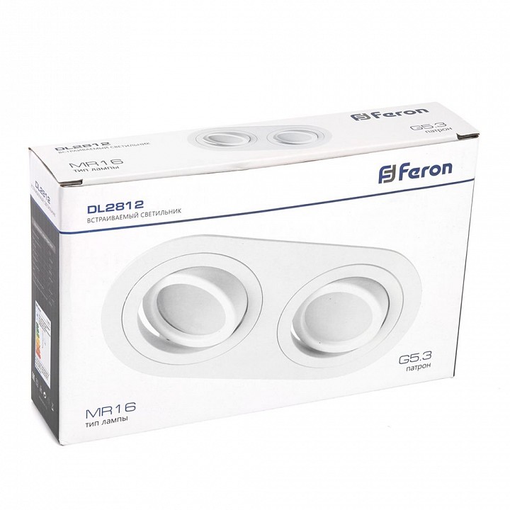 Встраиваемый светильник feron dl2812 48460