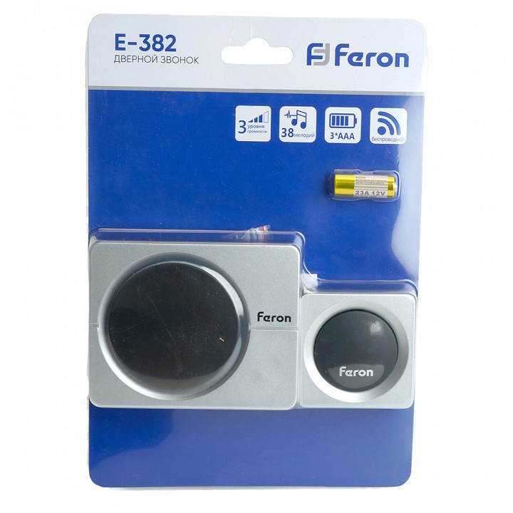 Звонок беспроводной feron e-382 48923