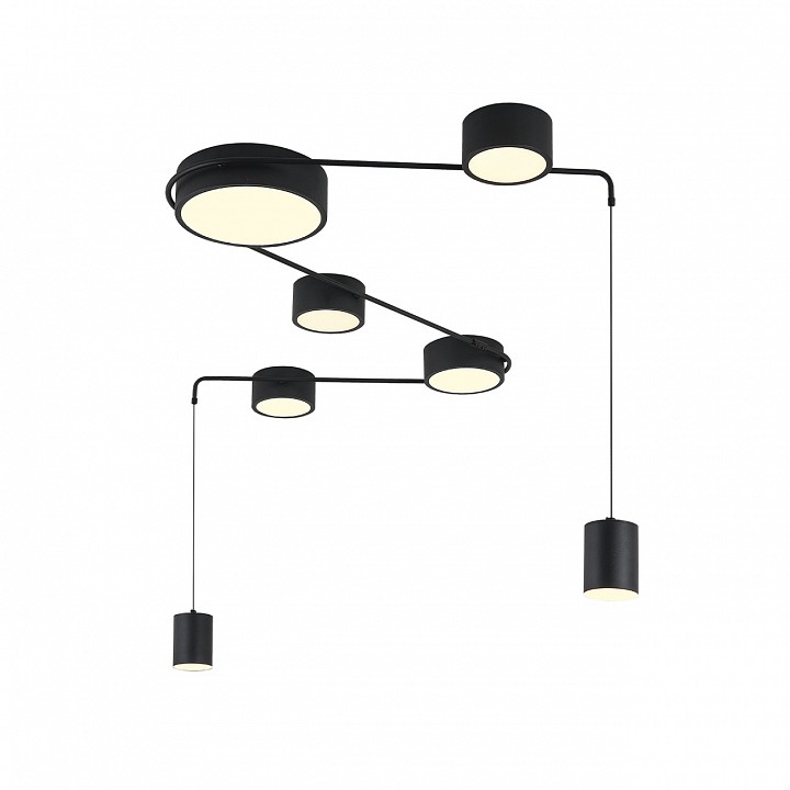 Потолочная люстра indigo modulo 14028/7с black