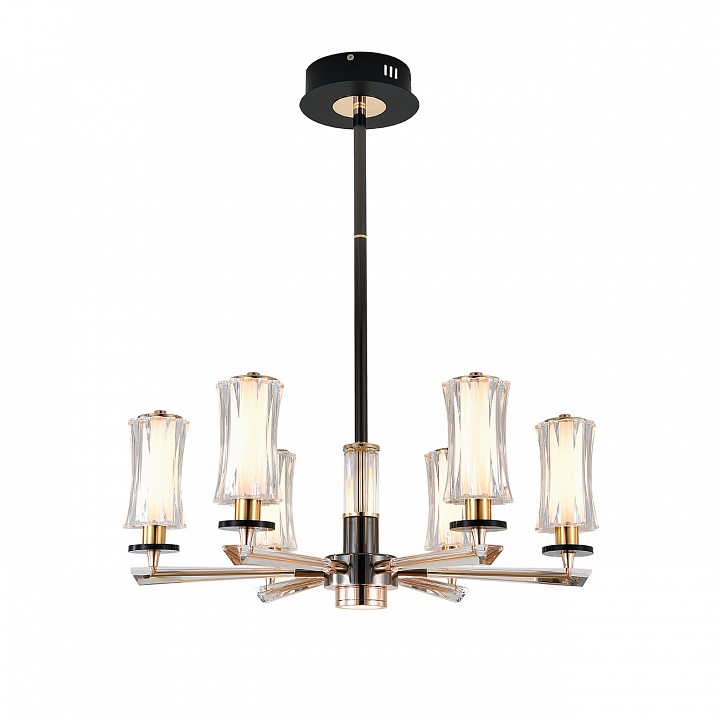 Люстра на штанге indigo grandioso 13038/6r black