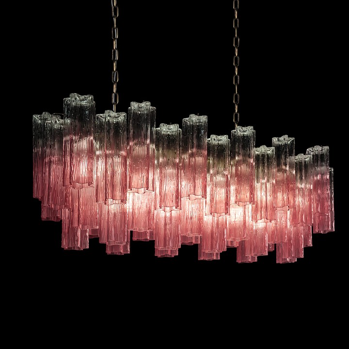 Подвесная люстра loft it murano 10580/1000r clear pink