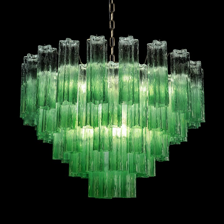 Подвесная люстра loft it murano 10580/800 clear green