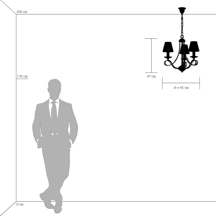 Подвесная люстра lightstar riccio 705032