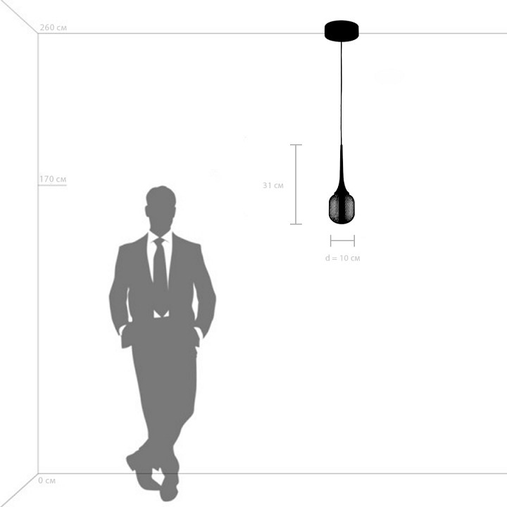 Подвесной светильник lightstar acrile 738011
