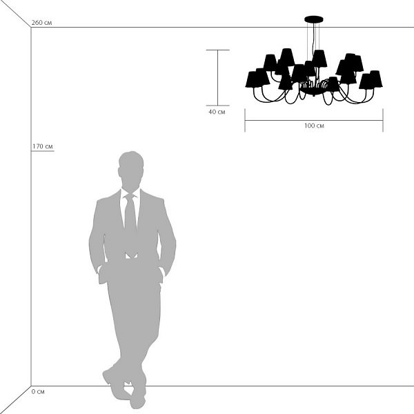 Подвесная люстра lightstar diafano 758164