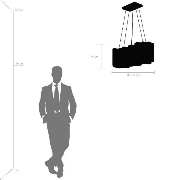 Подвесной светильник lightstar nubi 802135