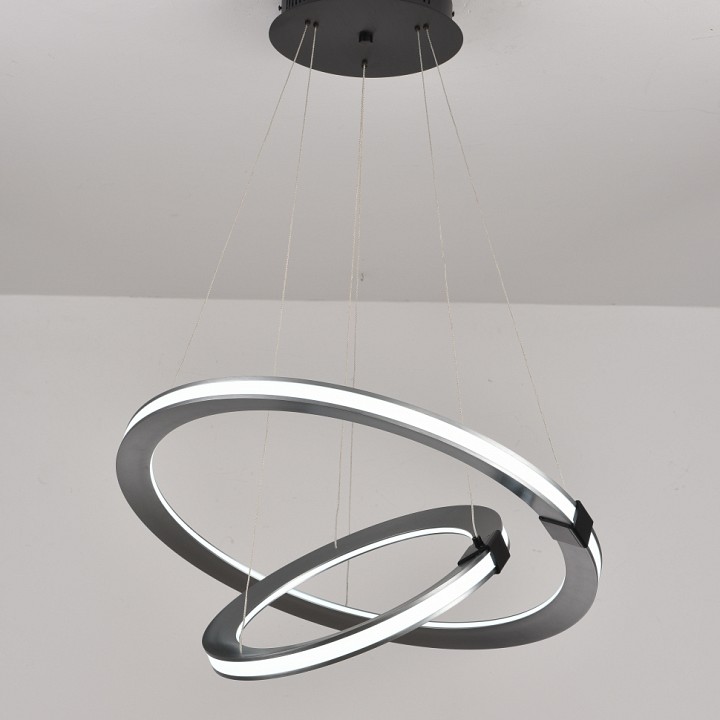 Подвесной светильник iledex vision 9225-8+5sd gr+bk