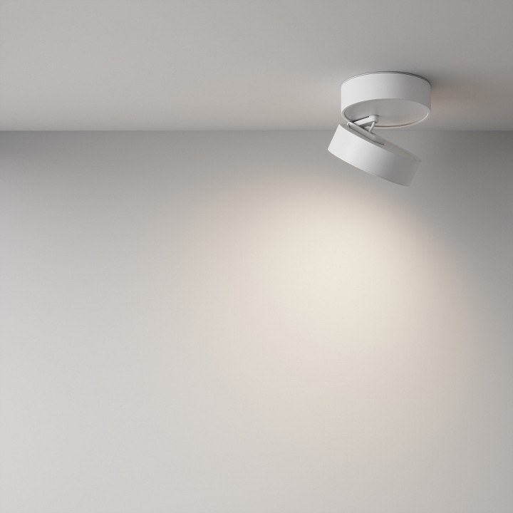 Накладной светильник maytoni technical onda c024cl-18w4k-w-1