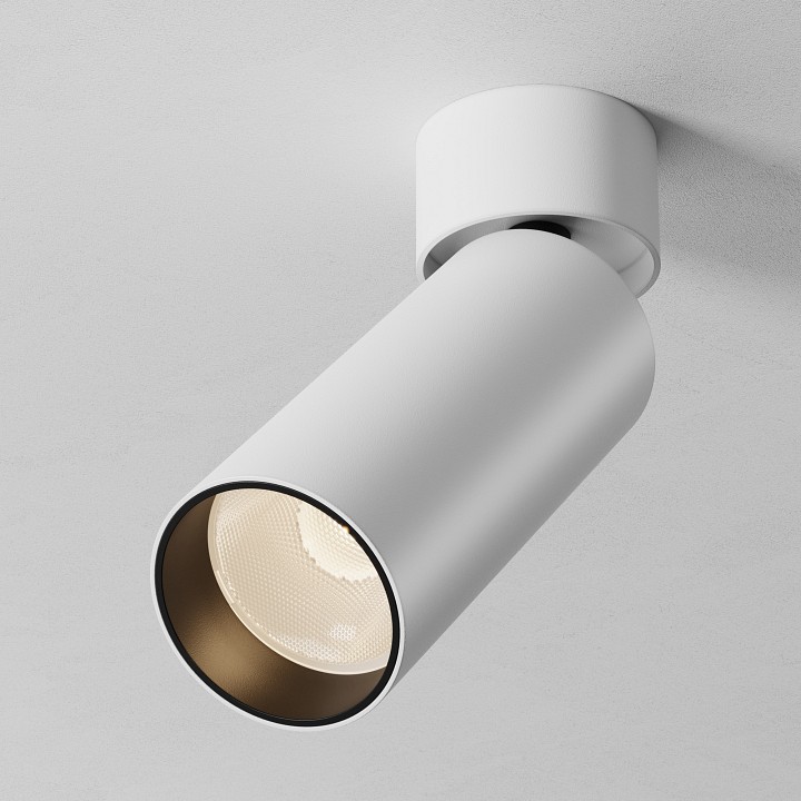 Светильник на штанге maytoni technical focus led c055cl-l12w2.7k-ss-w