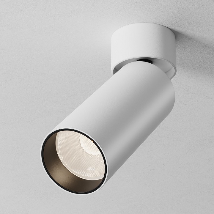 Светильник на штанге maytoni technical focus led c055cl-l12w3k-ss-w