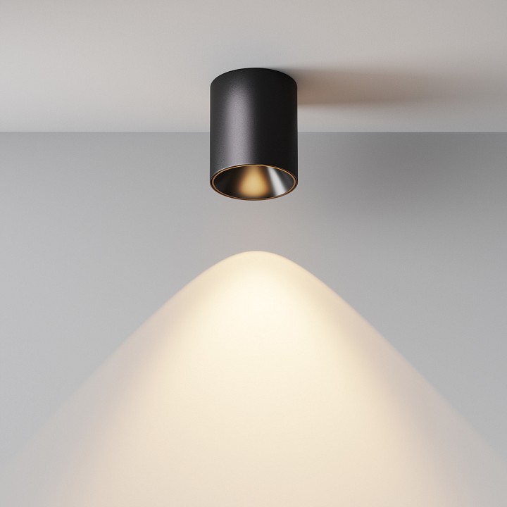 Накладной светильник maytoni technical alfa led c064cl-12w3k-rd-b