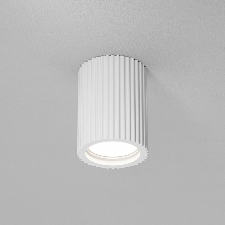 Накладной светильник maytoni technical conik gyps c121cl-gu10-w