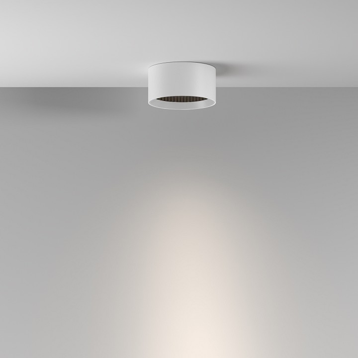 Накладной светильник maytoni technical glare c122cl-l7-4k-w