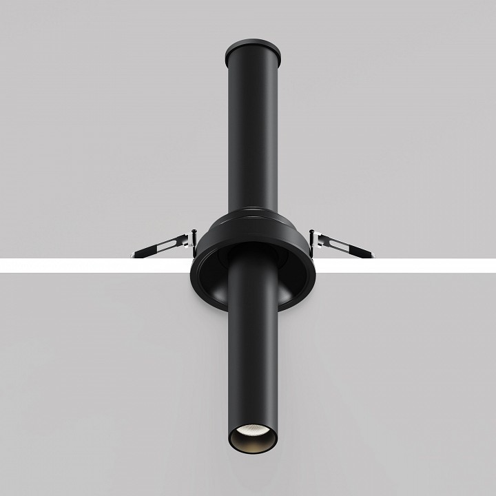 Встраиваемый светильник maytoni technical focus t c140rs-l300-7w3k-b