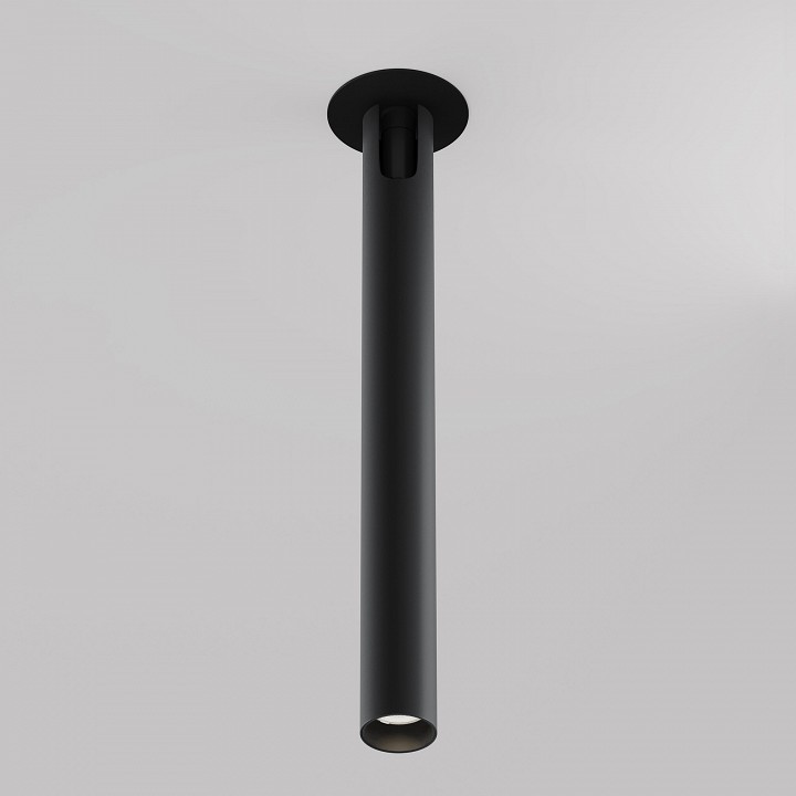 Встраиваемый светильник на штанге maytoni technical focus t c141rs-l300-6w4k-b