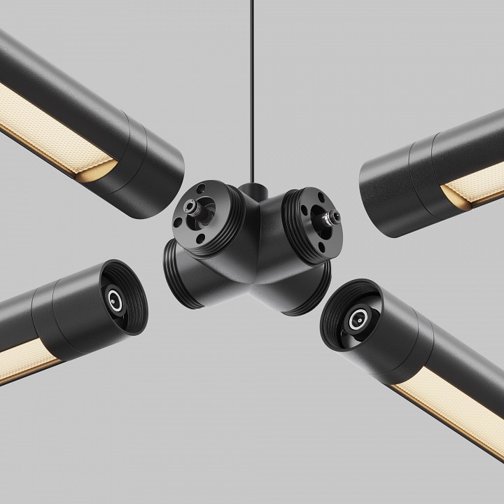 Соединитель x-образный для треков maytoni technical  ca017tx-b