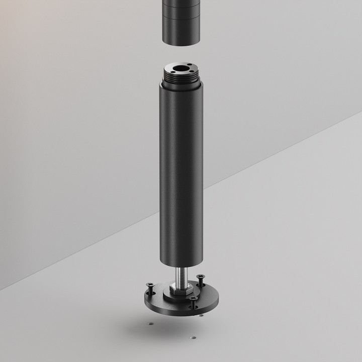 Крепление для трека maytoni technical  ca025ba-b