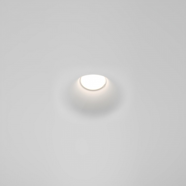 Встраиваемый светильник maytoni technical gyps modern dl001-1-01-w-1