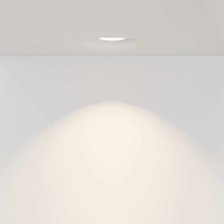 Встраиваемый светильник maytoni technical gyps modern dl006-gu10-rd-w