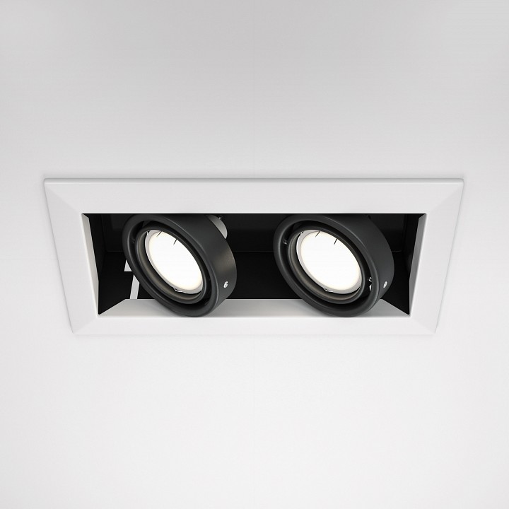 Встраиваемый светильник maytoni technical metal modern dl008-2-02-w