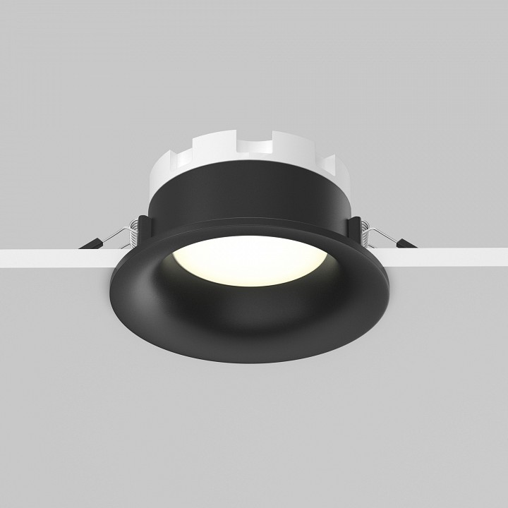 Встраиваемый светильник maytoni technical slim dl027-gx53-b