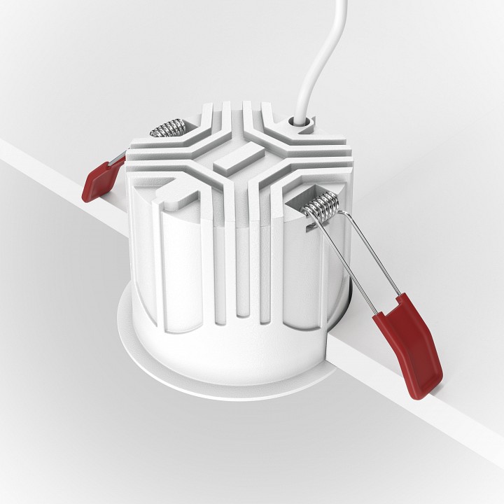 Встраиваемый светильник maytoni technical alfa dl043-01-15w3k-d-rd-wb