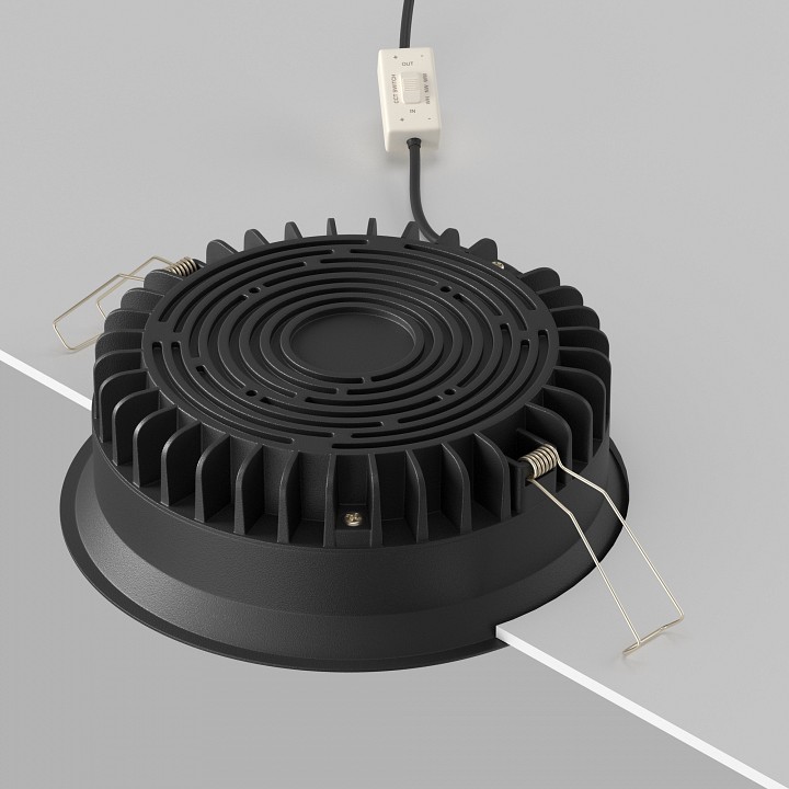 Встраиваемый светильник maytoni technical okno dl055-18w3-4-6k-b