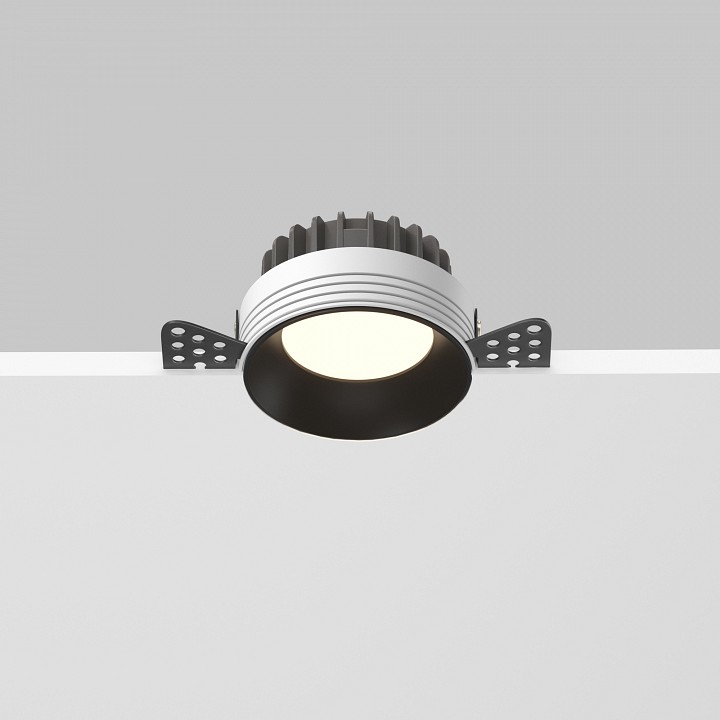 Встраиваемый светильник maytoni technical okno dl055-8w3-4-6k-trs-b