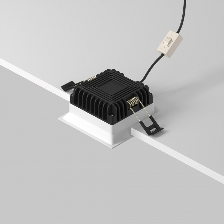 Встраиваемый светильник maytoni technical okno dl056-8w3-4-6k-w