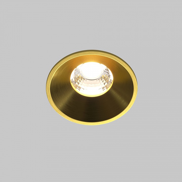 Встраиваемый светильник maytoni technical round dl058-7w4k-bs