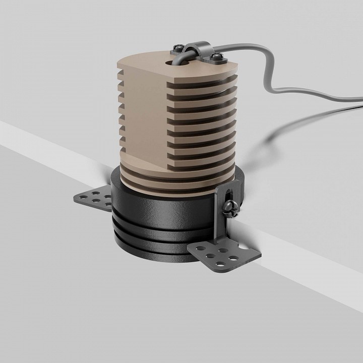 Встраиваемый светильник maytoni technical mini dl059-7w3k-trs-b