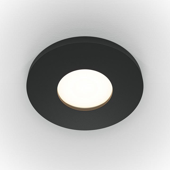 Встраиваемый светильник maytoni technical stark dl083-01-gu10-rd-b