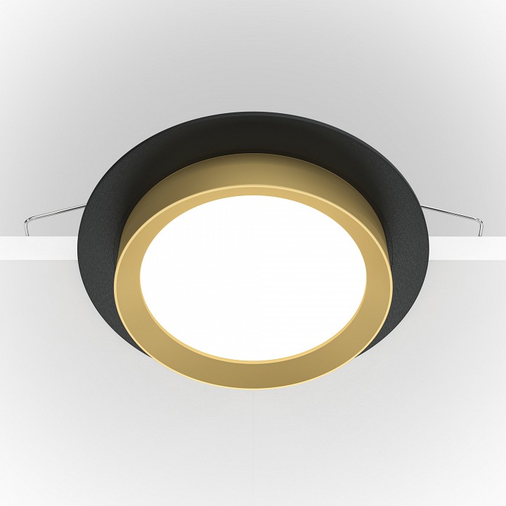 Встраиваемый светильник maytoni technical hoop dl086-gx53-rd-bg
