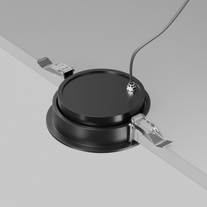 Встраиваемый светильник maytoni technical lens dl105-12w3k-b