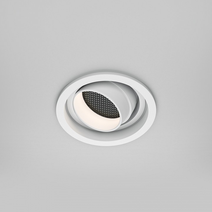 Встраиваемый светильник maytoni technical atom dl113-gu10-01-rd-w