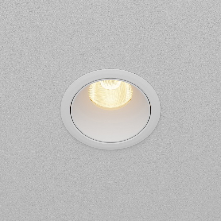 Встраиваемый светильник maytoni technical dip dl115-10w-2.7k-w