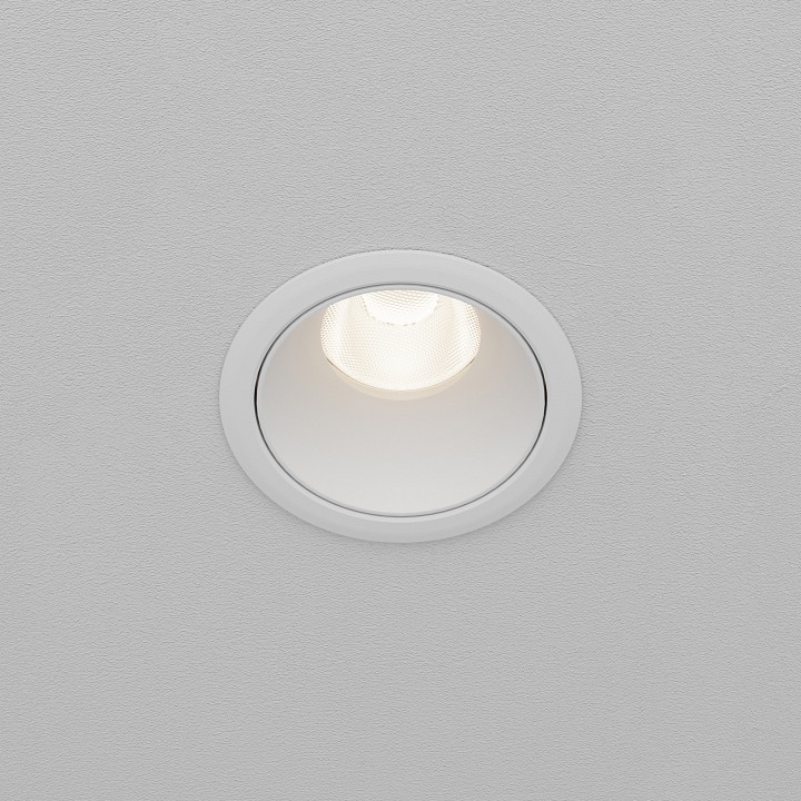 Встраиваемый светильник maytoni technical dip dl115-10w-4k-w