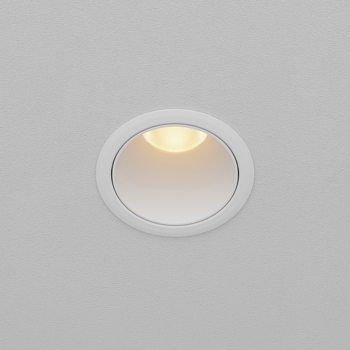 Встраиваемый светильник maytoni technical dip dl116-10w-2.7k-w