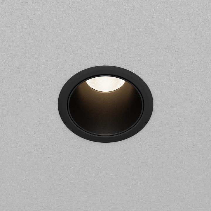 Встраиваемый светильник maytoni technical dip dl116-10w-4k-b