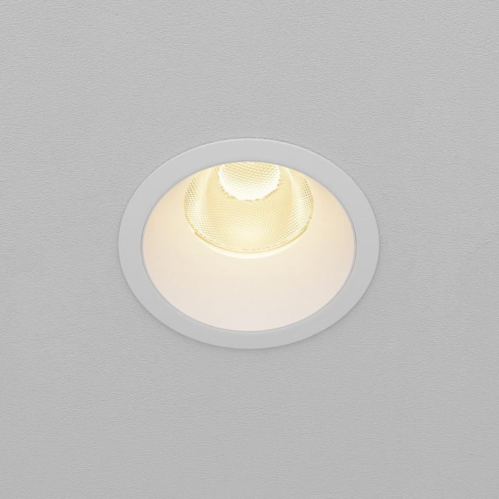 Встраиваемый светильник maytoni technical dip dl117-15w-2.7k-w